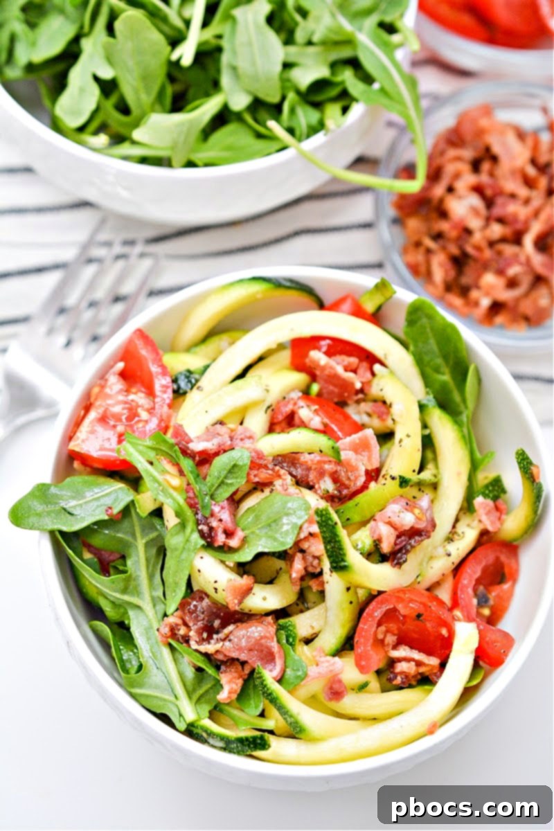 Keto BLT Zoodle Power Bowl 1 featured 47990