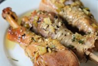 Tender Butter Basted Slow Cooker Turkey Legs