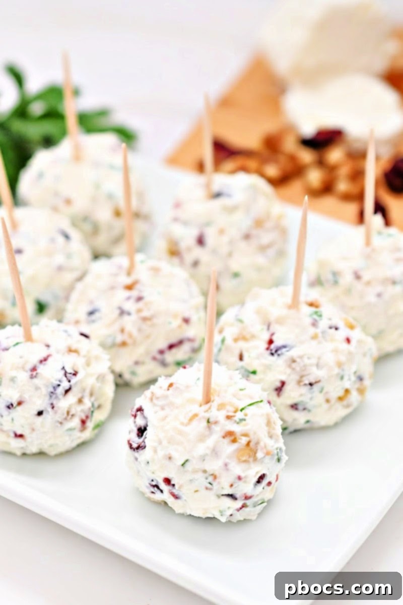 Creamy Goat Cheese Bites with Cranberry and Walnut (Low-Carb) 1 featured 50206