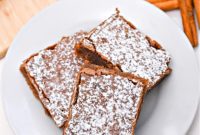 Keto Spiced Gingerbread Brownies