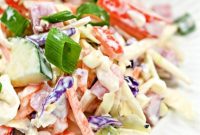 Keto Ham Cabbage Slaw