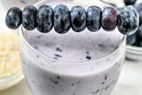 Creamy Keto Blueberry Coconut Smoothie