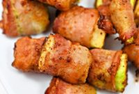 Keto Zucchini Bacon Poppers