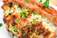 Keto Stuffed Pork Chops with Cheesy Broccoli