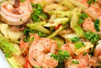 Keto Jerk Shrimp & Southern Fried Cabbage