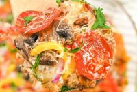 Keto Beef Pizza Bake