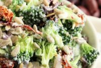 Keto Friendly Greek Broccoli Salad