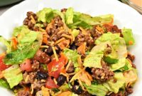 Keto Nacho Beef Salad