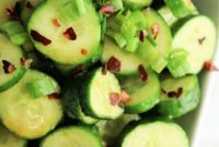 Vibrant Korean Cucumber Salad
