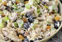Berry Bright Low Carb Cottage Cheese Chicken Salad
