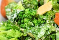 Keto Broccoli Caesar Crunch