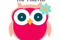 Free Valentine Owl Printable Design