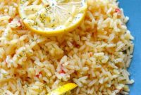 Red Pepper Lemon Rice