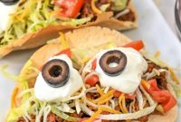 Spooky Keto Eyeball Tacos
