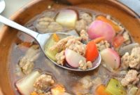 Hearty Keto Sausage and Vegetable Soup