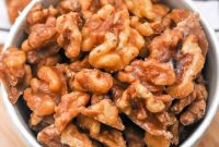Keto Brown Sugar Glazed Walnuts