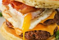 Keto Pancake Smash Stacks