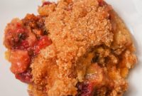 Yuletide Low-Carb Cranberry Apple Dump Cake