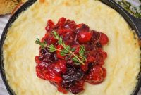 Sweet and Savory Keto Cranberry White Cheddar Dip