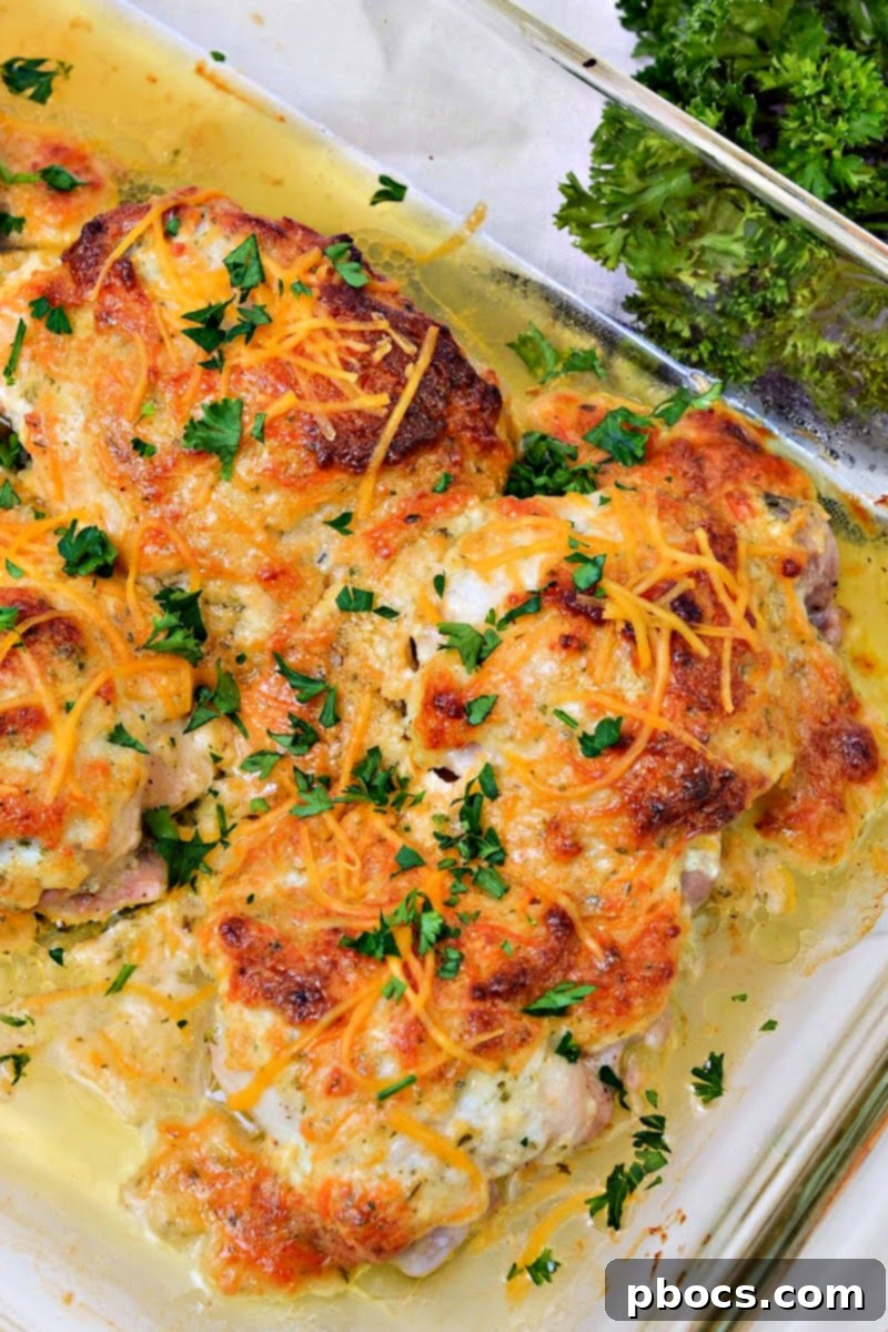 Crispy Baked Cheesy Ranch Keto Chicken Thighs 1 featured 69143