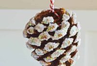 Glimmering Pinecone Adornments