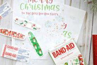 Free Christmas Boo Boo Care Printable
