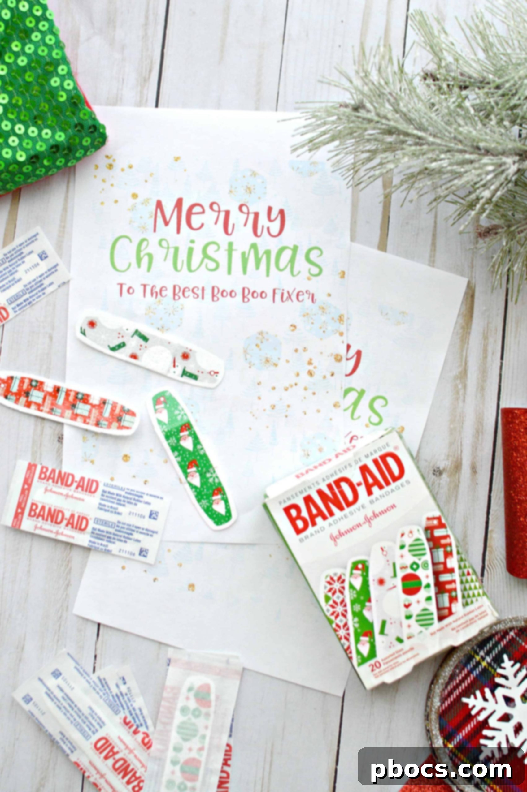 Free Christmas Boo Boo Care Printable 1 featured 8504