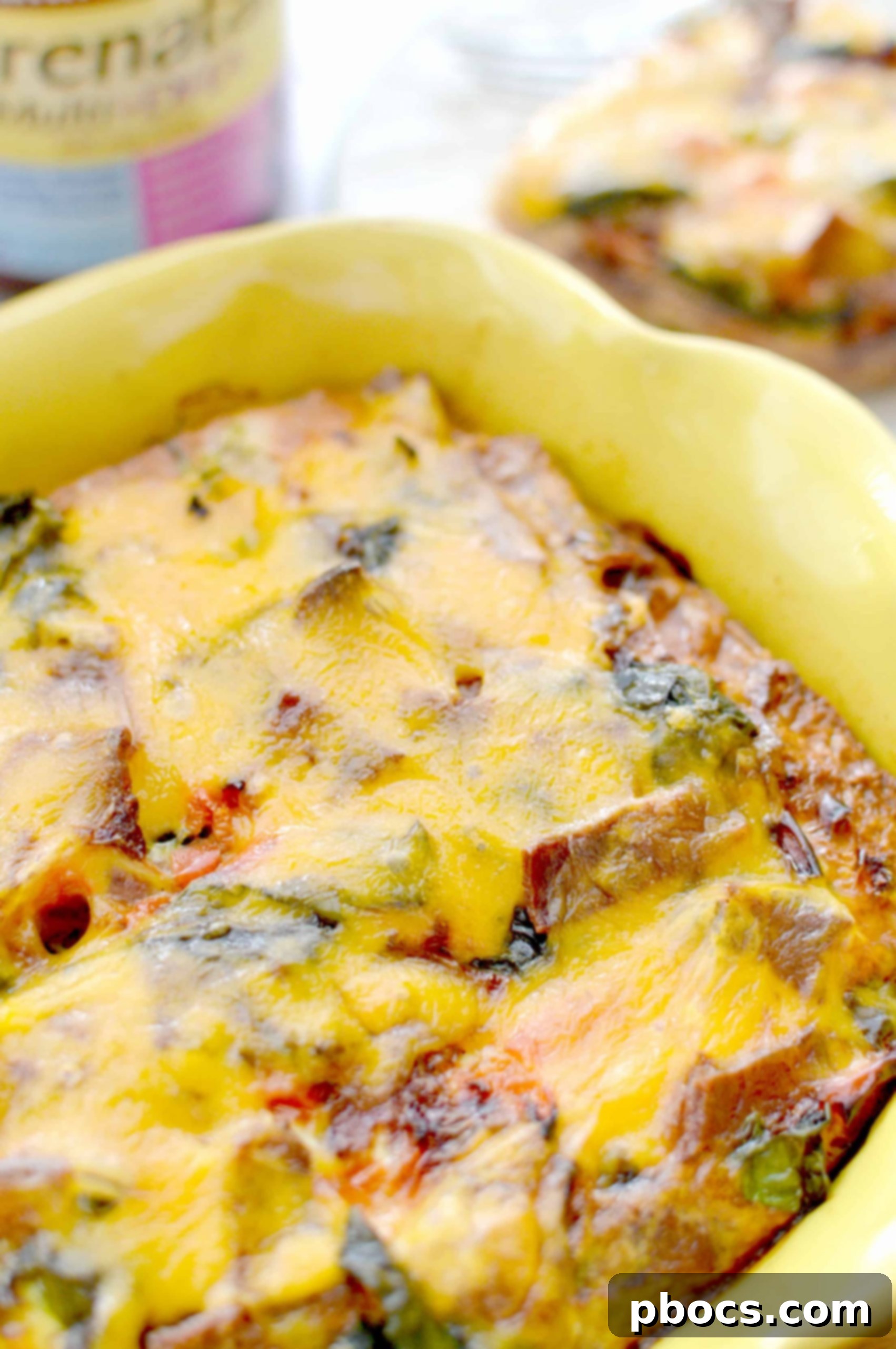 Smoky Turkey Bacon Egg Bake 1 featured 8549