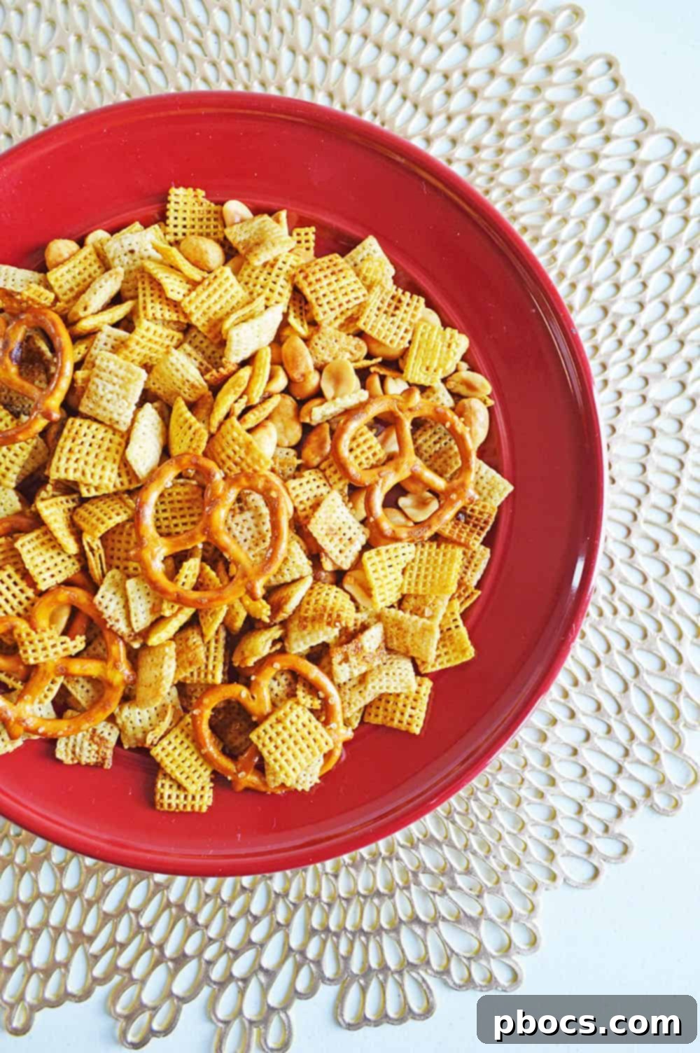 Irresistible Slow Cooker Chex Mix 1 featured 8571