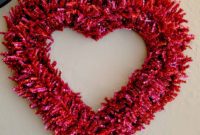 Whimsical Pipe Cleaner Valentines Wreath