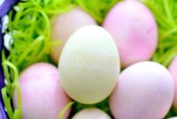 Marbled Shaving Cream Easter Eggs