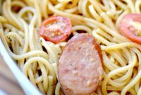 Kickin’ One Pot Sausage Pasta