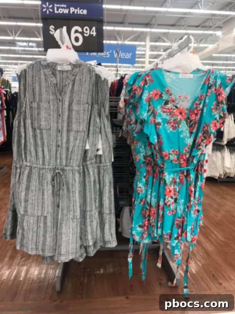 Comfortable and stylish summer romper from Walmart, perfect for beach to boardwalk, under $20