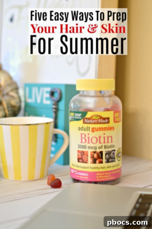 Five Easy Ways To Prep Your hair & Skin for the Summer