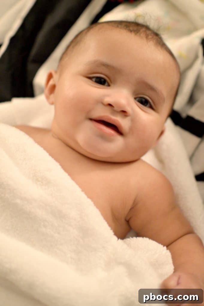 Johnson's Head-To-Toe Cleansing Cloth for quick bath time