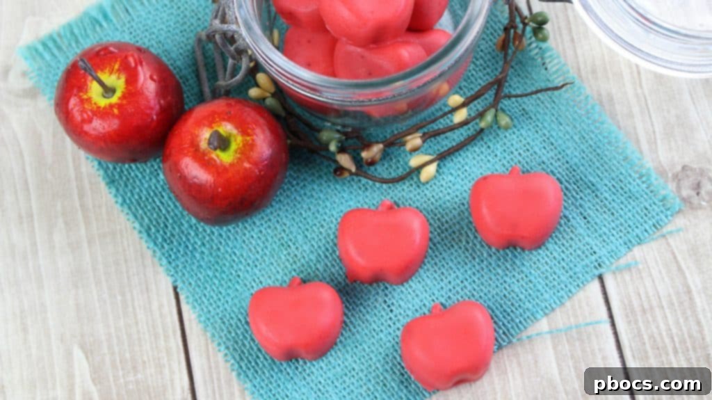 Craft Your Own Apple Lotion Bars 2 Beautifully arranged homemade apple scented lotion bars, ready to be used or gifted.