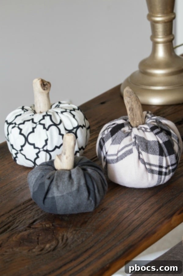 Easy DIY Fabric Pumpkins - Perfect for Halloween and Thanksgiving