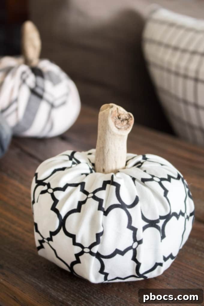 Step-by-Step Guide to Making No-Sew Fabric Pumpkins