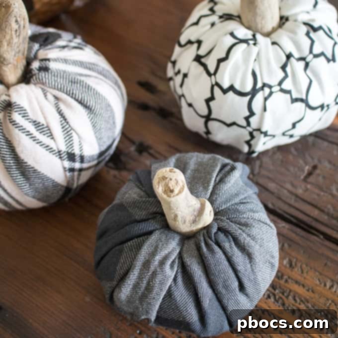 Materials for No-Sew Fabric Pumpkins