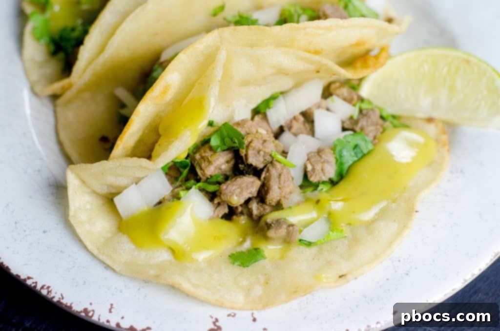 Easy Instant Pot Street Tacos Instant Pot street tacos ingredients laid out for preparation