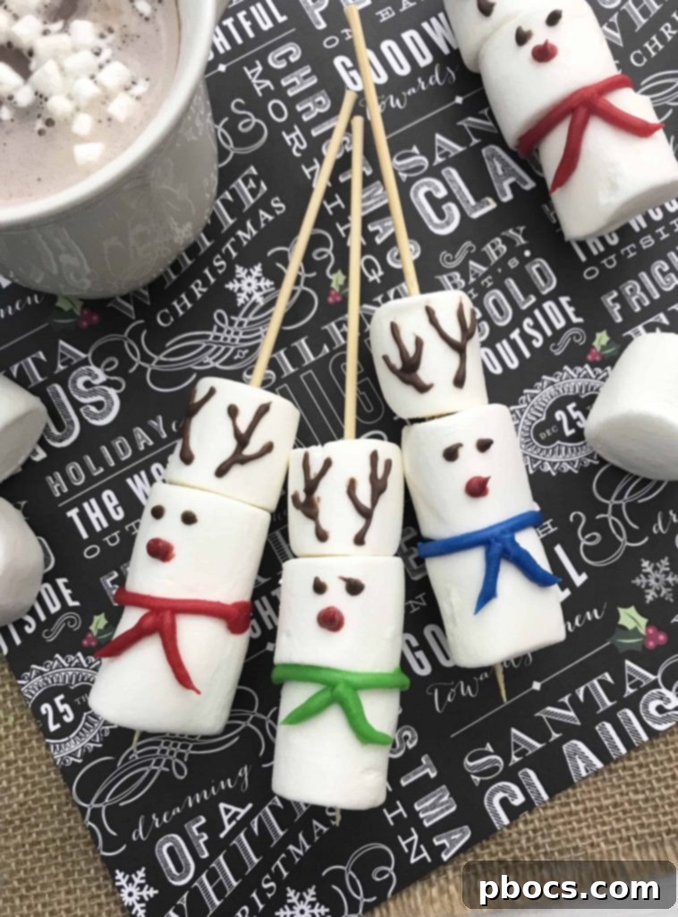 Marshmallow Reindeer Stirrers