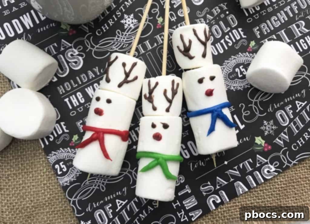 Marshmallow Reindeer Stirrers