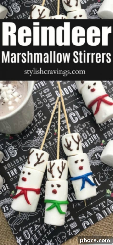 Marshmallow Reindeer Stirrers
