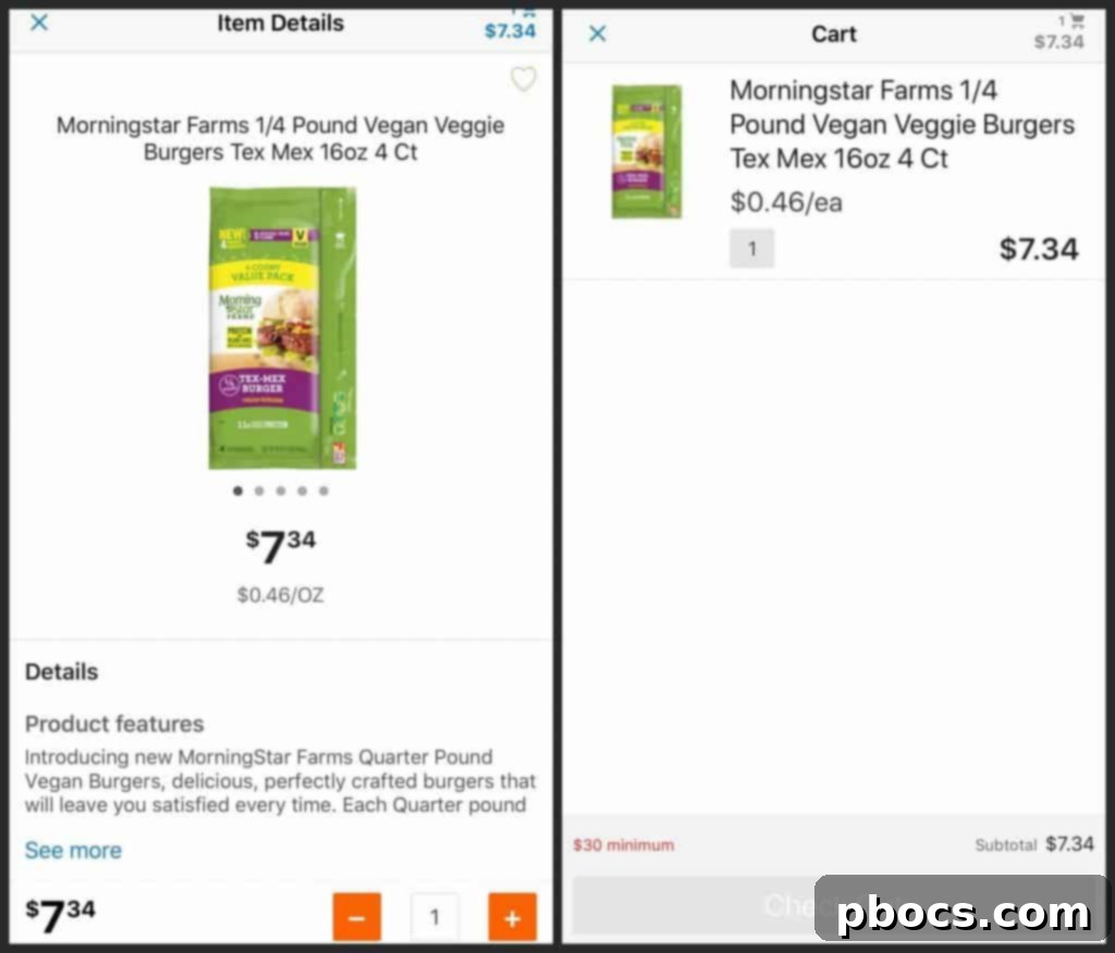 Gooey Tex-Mex Fiesta Bake 11 Walmart Online Grocery Pickup interface
