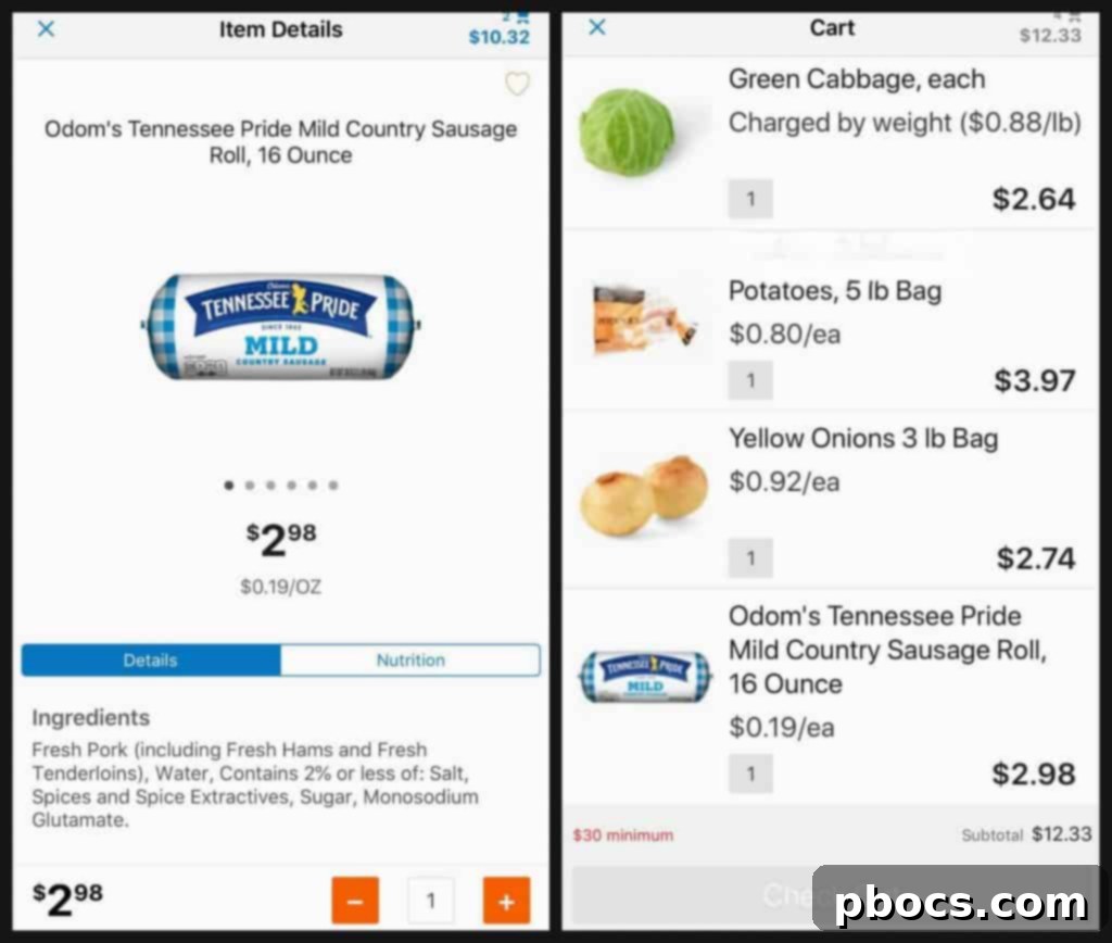 Walmart Online Grocery Pickup service in action