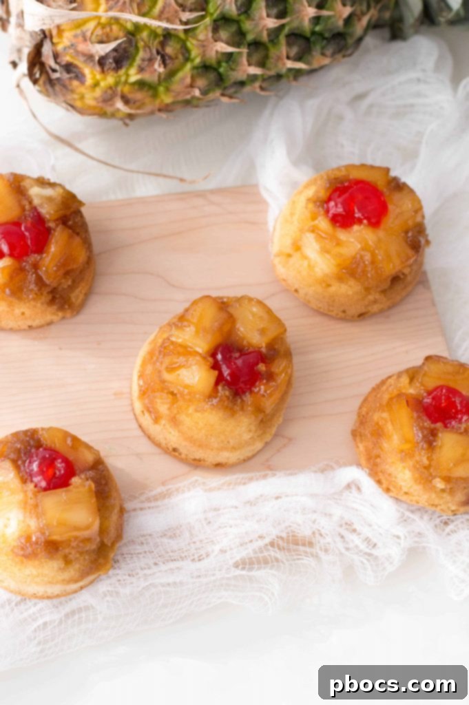 Easy Individual Pineapple Upside Down Cakes
