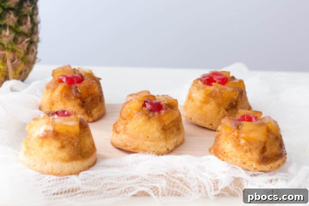 Easy Individual Pineapple Upside Down Cakes