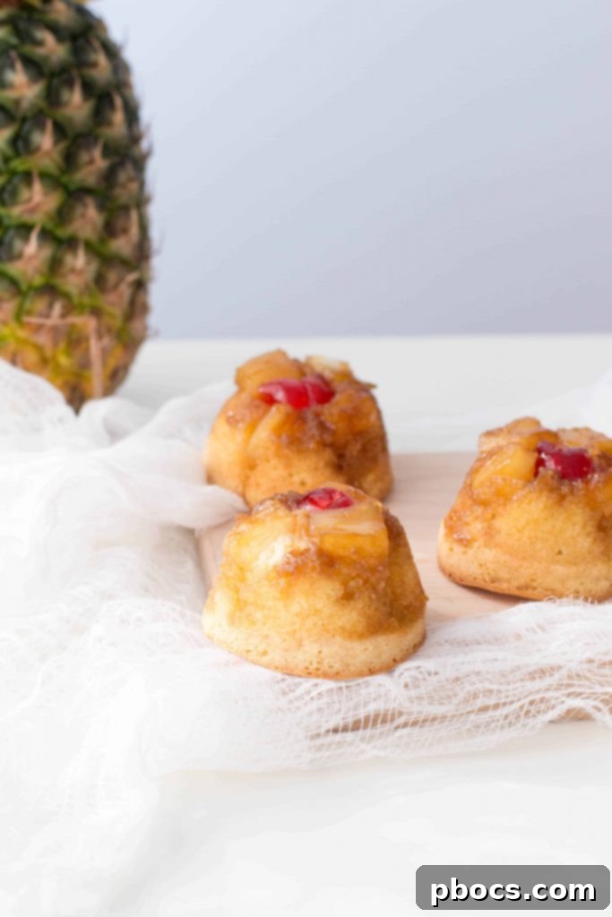 Easy Individual Pineapple Upside Down Cakes