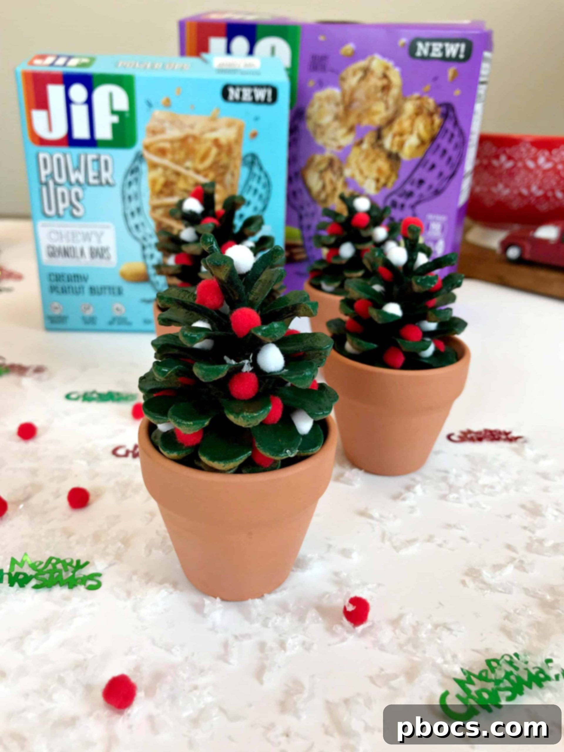 Pinecone Christmas Trees