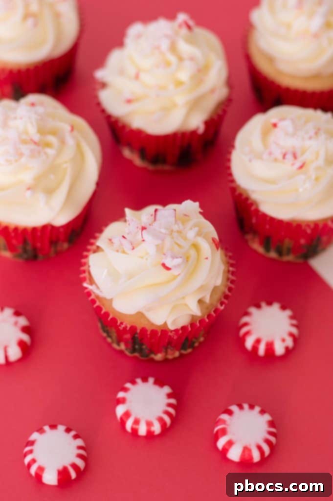 Effortless Peppermint Delights 3 Easy Peppermint Cupcakes with Smooth Buttercream Frosting